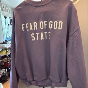 Essentials Fear of God State purple